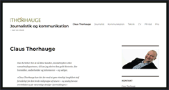 Desktop Screenshot of clausthorhauge.dk