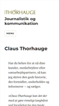 Mobile Screenshot of clausthorhauge.dk